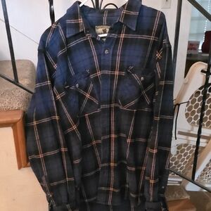 Field & Stream Blue Plaid Shirt